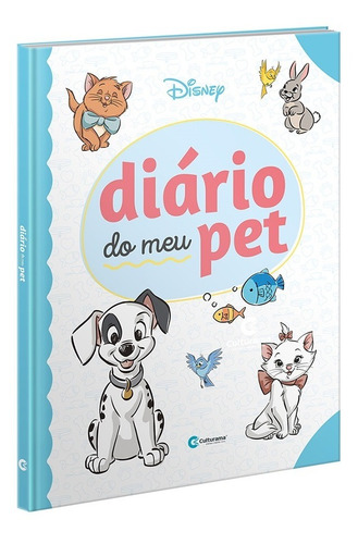 Imagem 1 de 5 de Diário Do Meu Pet Disney Baby Capa Dura Veterinário Cão Gato