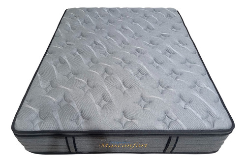Colchon Matrimonial Ortopedico Hibrido Memory Resortes 30cm