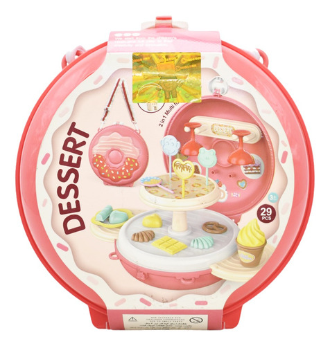 Juego De Postres Con Estuche De Dona 2 En 1 Dessert 8152