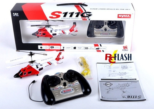 Helicoptero Rc Radio Control Syma S111g Marca Lider Nuevo!!