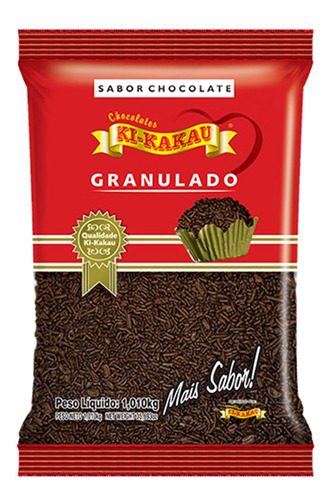 Granulado De Chocolate 1,010kg Brigadeiro Cobertura De Bolo