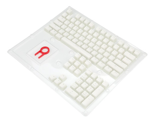 Keycaps Redragon Scarab A130w White Teclado Mecánico Inglés