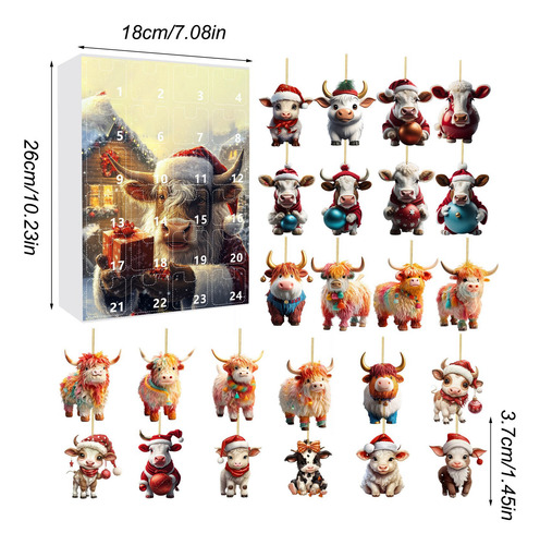 Set De Regalo B Santa Claus Con Cuenta Regresiva Para Navida