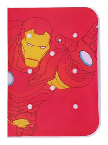 Caderno Capa De Almofada Homem De Ferro - Marvel Miniso