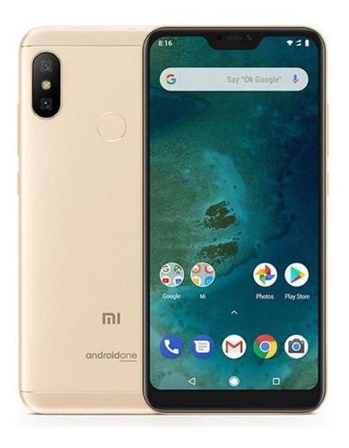 Celular Xiaomi Gold Dorado Smartphone Mi A2 4 Gb Ram 32 Gb ®