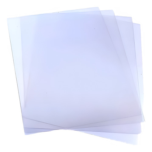 50 Folhas Acetato Para Embalagem Transparente A3 20 Micras