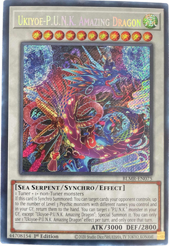 Ukiyoe-p.u.n.k. Amazing Dragon Blmr-en075 Yugioh