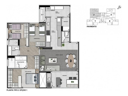Imagem 11 de 20 de Apartamento No Cabral De 192,04 M2 Com 3 Quartos - La15917.403-rede - La15917.403