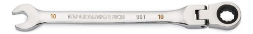 Llave Combinada Trinquete Flexible 12 Puntos 10 Mm 4 Grados