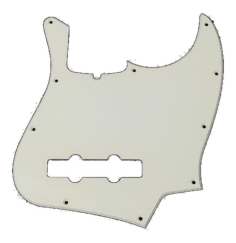 Pickguard Generico Para Jazz Bass *negro/blanco/carey*