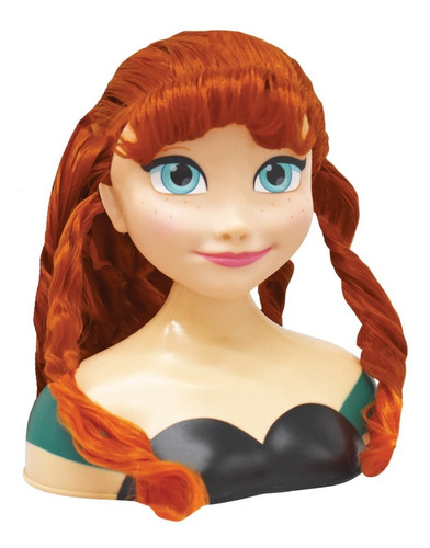 Imagen 3 de 5 de Peina A Tu Princesa Muñeca Frozen Elsa Styling Head Disney
