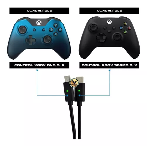 Estación De Carga Doble Virtual Zone Color Negro Para Control Xbox Series  X/S Y Xbox One