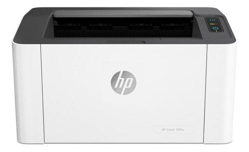 Impresora  Simple Función Hp Laser 107w Con Wifi Blanca 4zb78a