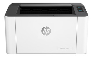 Impresora simple función HP Laser 107w con wifi gris y negra 110V/240V 4ZB78A