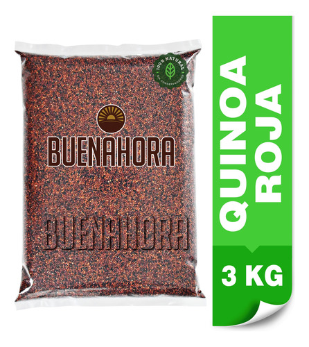 Quinoa Quinua Roja Peruana Buenahora® Gluten Free 3 Kg