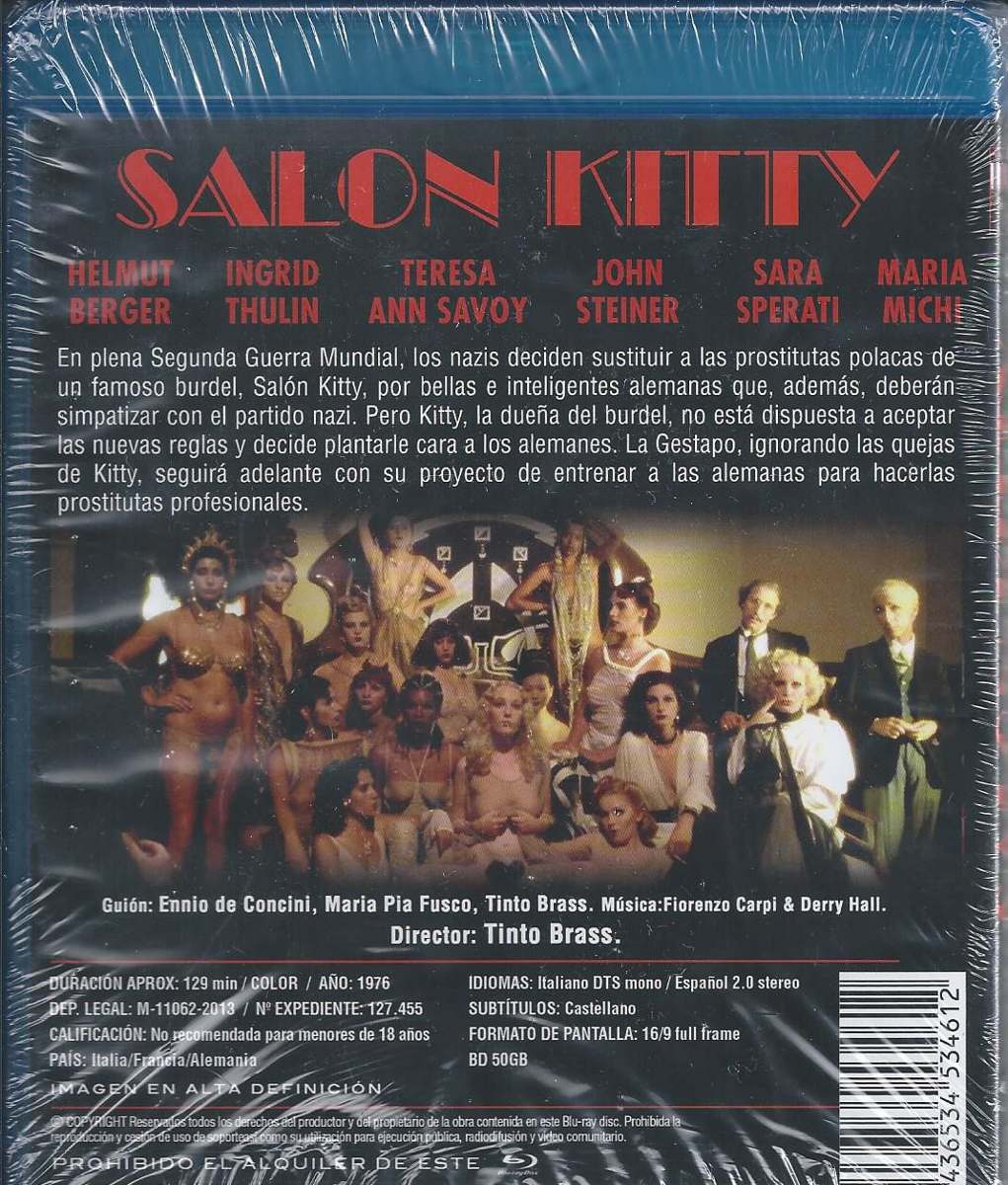 Salón Kitty Bluray Importado Cine Italiano Tinto Brass Mercado Libre 