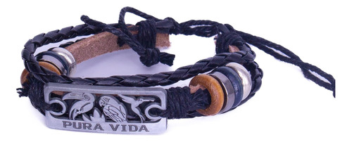 Pulsera Hecha A Mano De Costa Rica - Charm Pura Vida