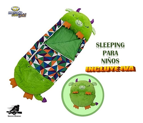 Sleeping Para Niños Tipo Peluche Almohada 132cm 52cm Inc Iva