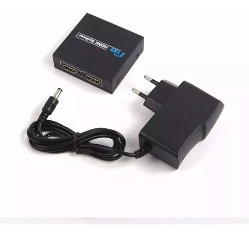 Divisor Splitter Hub Hdmi Hdcp 1x2 Distribuidor 