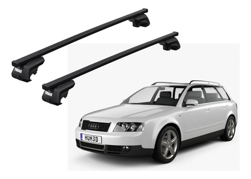 Barras Thule Audi A4 Avant 05-07 Re / Squarebar Evo