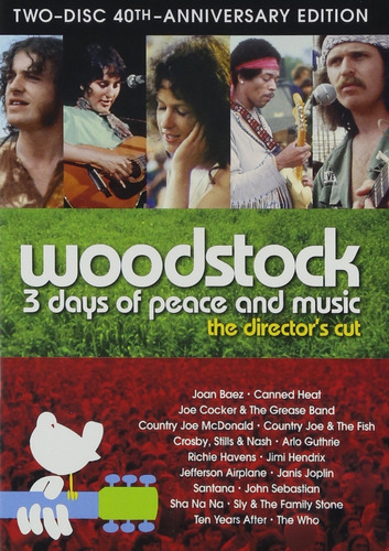 Dvd Woodstock 3 Days Of Peace And Music (2 Discos)