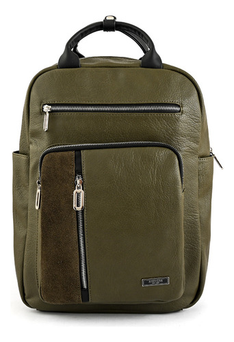 Mochila Porta Notebook Pequeña Mercier Verde Oliva