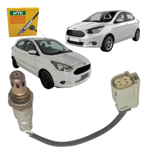 Sonda Lambda Ntk Compatível Com Ford Ka 1.0 12v 2015 A 2018