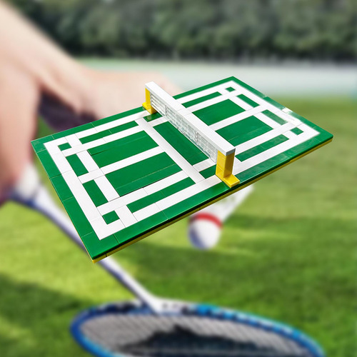 Paquete De Material Modelo De Cancha De Bádminton, Cancha
