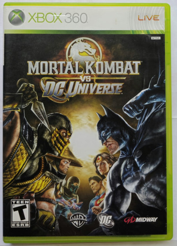 Caja Mortal Kombat Vs Dc Universe Xbox 360 Original (Usado)