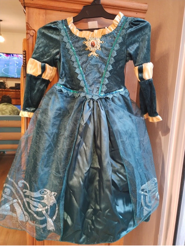 Disfraz Mérida Disney Store Importado Eeuu 4 Años Divino 