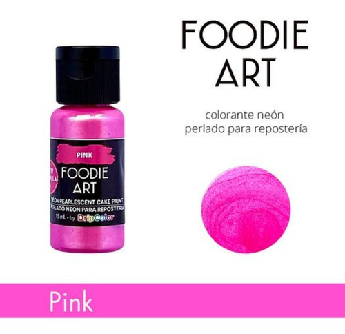 Colorante Comestible Foodie Art Perlado Neón - Pink