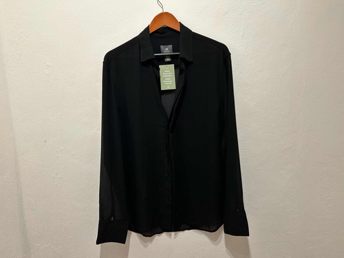 Camisa Transparente Talla M Nueva H&m Con Msi