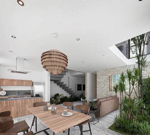 Espectacular Casa En Venta Con Roof Garden En Aldea Ha'puerto Morelos, Qroo.
