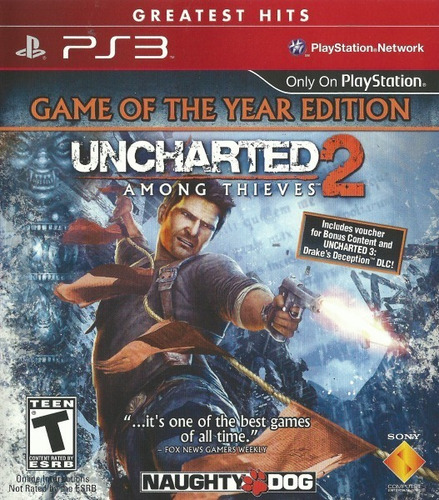 Jogo Ps3 Uncharted 2 Among Thieves Greatest Hits Usado