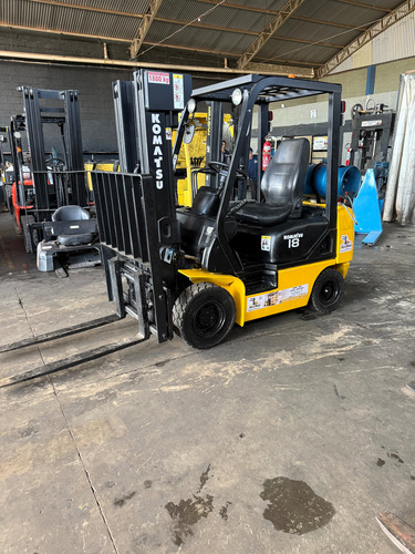 Empilhadeira Komatsu Fg18 Triplex Com Deslocador 1.8 Ton