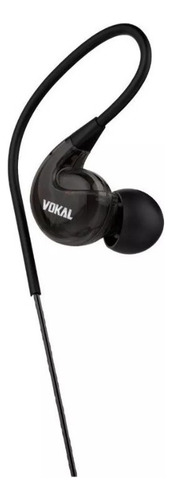 Fone De Ouvido In-ear Vokal E20 Preto C/ Microfone