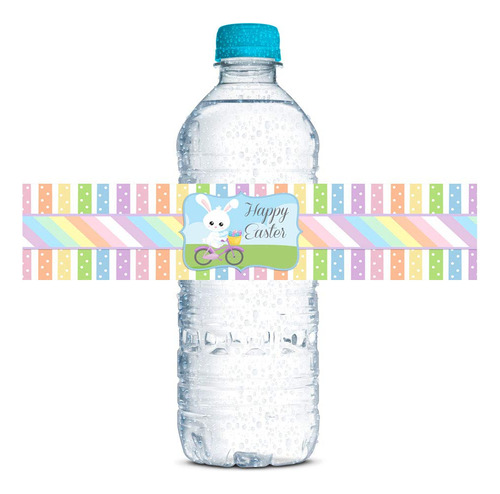 Envoltorio Para Botella Agua Tematica Pascua 20 Etiqueta 1.7