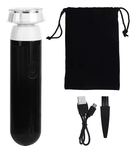 Mini afeitadora eléctrica portátil, afeitadora compacta, recargable por  USB, silenciosa Negro Colco Mini afeitadora eléctrica