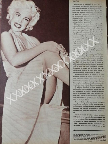 Cartel De Marilyn Monroe 1956 Premiere