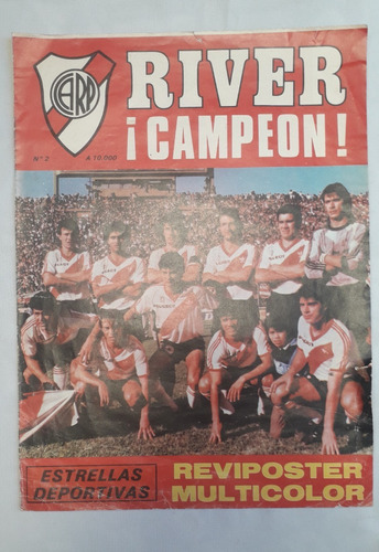 Revista Antigua Revi Poster * River Campeon * N° 2