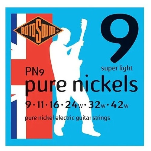 Cuerdas Para Guitarra Electrica Rotosound Pure Nickel Pn9