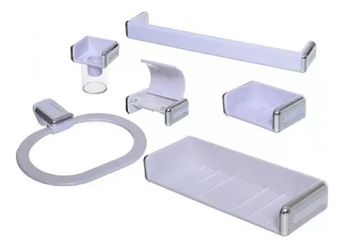 comprar Juego Para Baño 7 Piezas En Acrilico