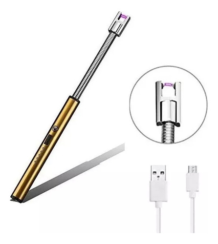 Encendedor Eléctrico Chispero Recargable Usb Arco Plasma