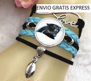 Carolina Panthers Panteras Pulsera Nfl  Brazalete