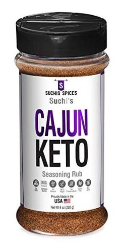 5 Piezas De Suchi's Keto Cajun Seasoning Bbq Rub - Cajun Spi