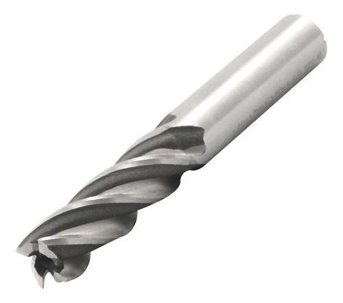 Uxcell 1/2  X 1/2  4 Flauta Espiral Hss End Mill Fresa De V 