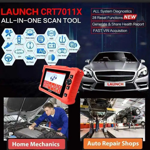 Escaner Automotriz Launch Tpms Crt7011x + 4 Sensores +26 Fun