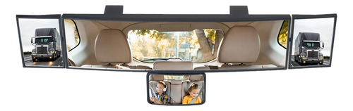 Espejo Retrovisor Ajustable Angel Vision Panoramic Para Coch