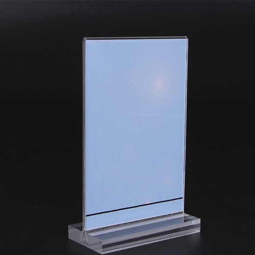Soporte De Letrero Transparente, Pantalla Vertical De Doble