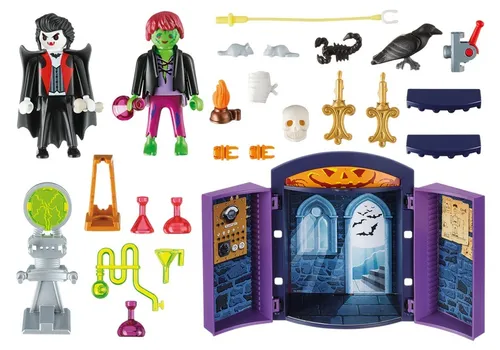 Playmobil Cofre Casa Encantada De Vampiros Original 5638